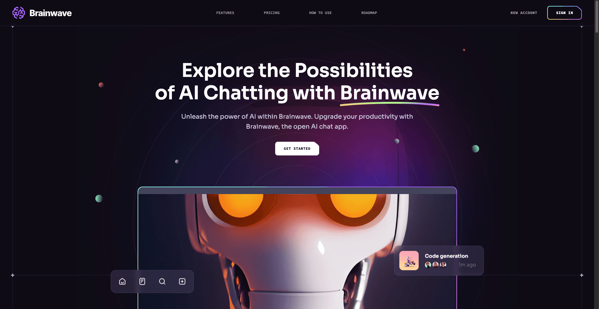 Crypto App Landing Page