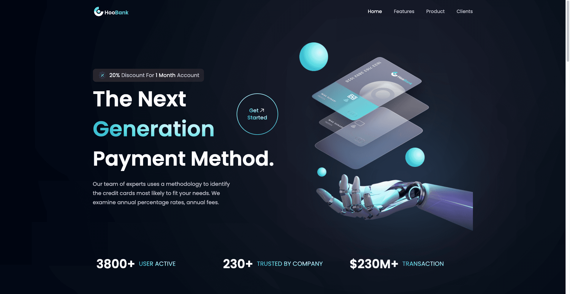 Crypto App Landing Page